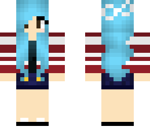 blue girl