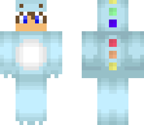 blue dinosaur boy costume