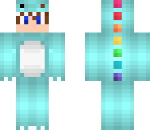 cute blue dino boy
