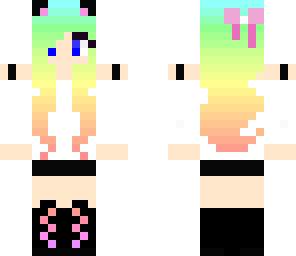 kitty girl with pretty bow