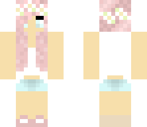 pink haired hipster girl