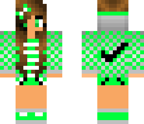 green nike girl
