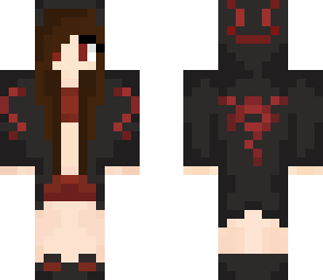 red and black