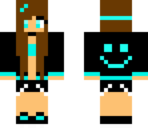 blue smiley girl
