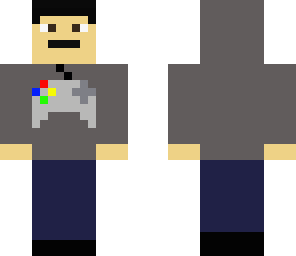 gamer with hoodie