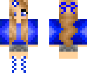 blue bowtie girl