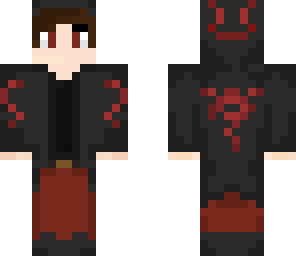 black and red