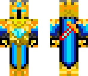 blue golden knight - original