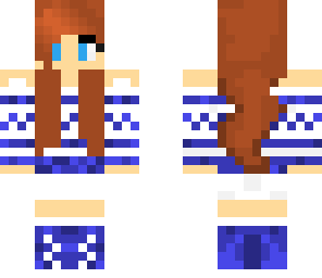 me in a cute blue outfit