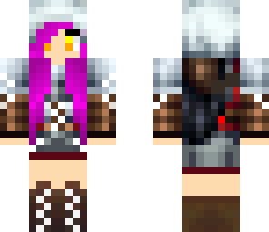 purple assassin girl