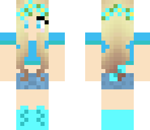 blue summer girl
