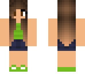 green gamer girl