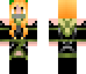 cloe in black and green blonde