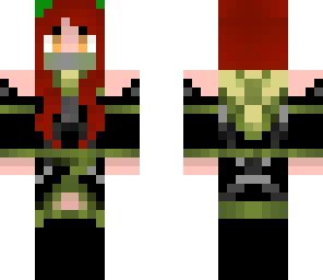 cloe in black and green amber