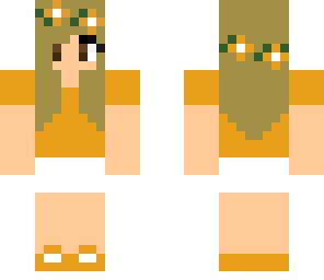 orange orchid girl