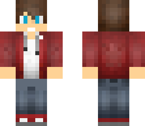 red hoodie