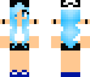 blue skater girl