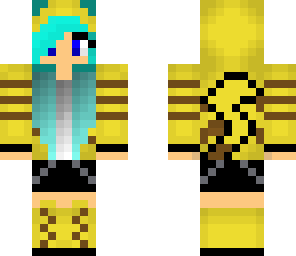 blue pika girl