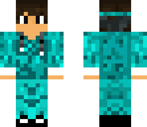 turquoise man