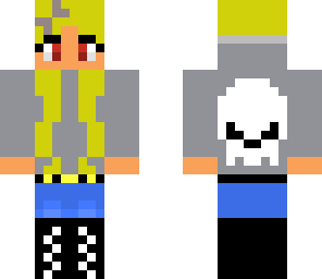 skull hoodie girl