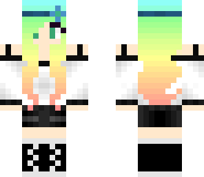 rainbow pastel girl