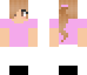 pink ponytail