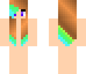 neon girl hair base
