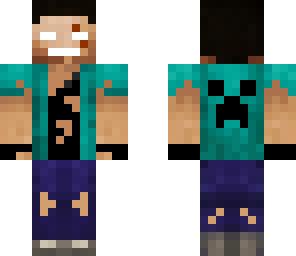 herobrine with bloody scar