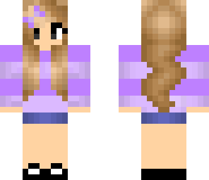 purple shirt girl