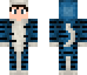 blue tiger boy