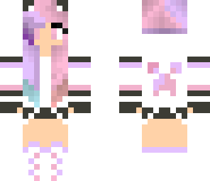 pink and purple creeper girllll