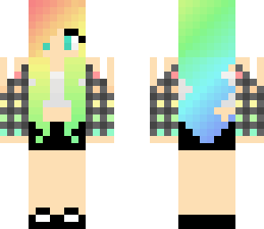 cute rainbow girl