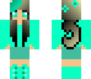 green flower girl