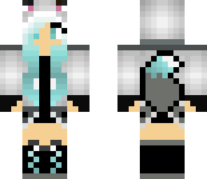 ice girl x wolf