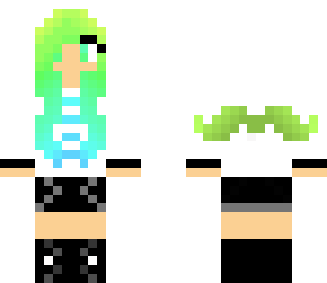 mustache girl