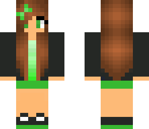 neon green girl