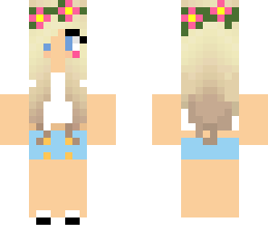 shy flower girl