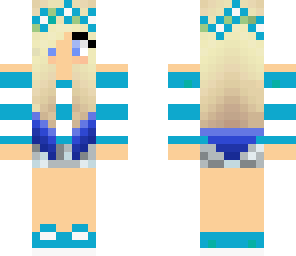 blue highlights