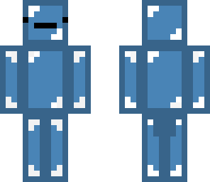 blue man