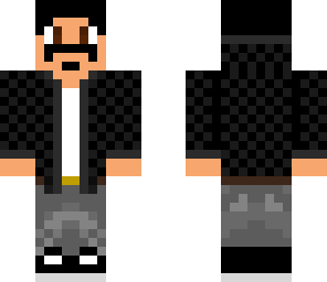 mustache man