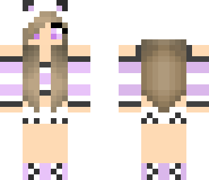 purple panda girl