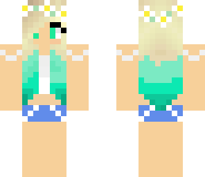 blonde flower crown