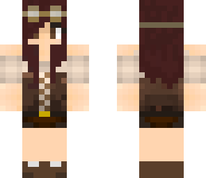 steampunk travler girl