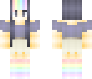 rainbow bangs