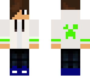 white cool creeper guy