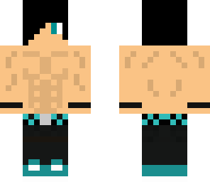 emo shirtless boy