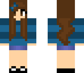 blue sweater girl