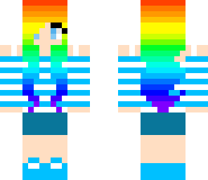 rainbow hair