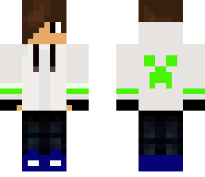 white cool creeper guy 4