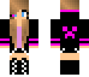 magenta gamer girl